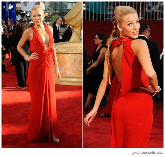 BLAKE LIVELY IN VERSACEThe 2009 Emmy Awards had a stunning display of Red